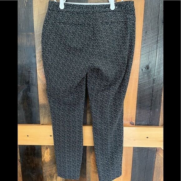 Dalia Collection cotton blend black/cream patterned pants, size 6 - Picture 3 of 6